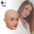 CYOMI Transgender Soft Shy Girl Clare Style Silicone Head Face Male to Female Cosplay Costumes for Crossdresser shemale