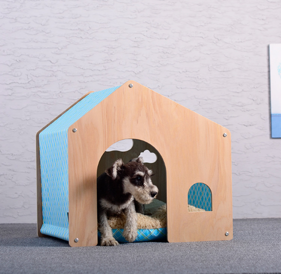 Pet House Light Blue Png