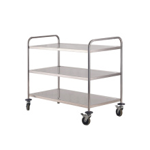 Hot Sell 3-Tier Stainless Steel Serving Trolley Cart