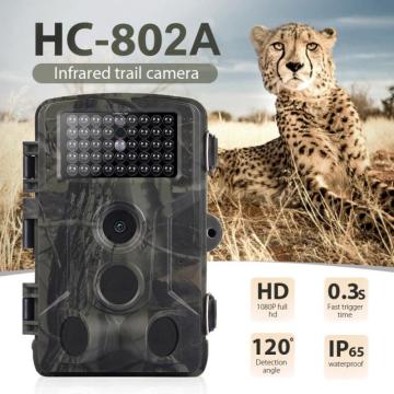 Waterproof Wildlife Trail Camera 16MP 1080P Photo Trap Infrared Wireless Surveillance Tracking Cams HC802A Hunting Cameras