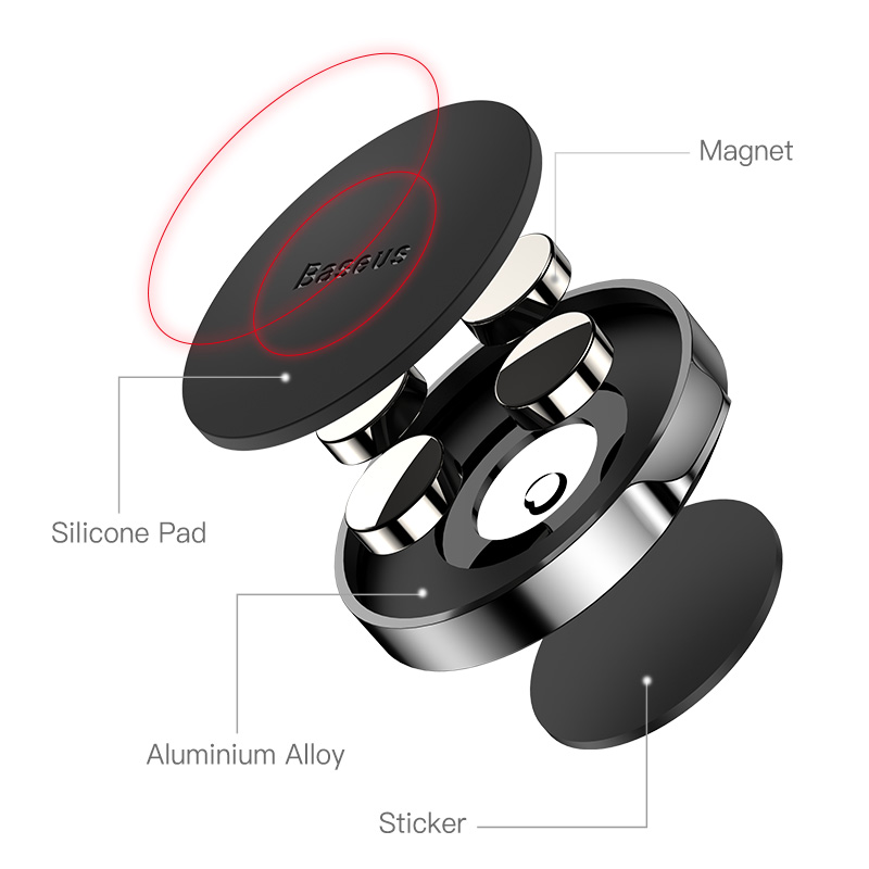 Baseus Magnetic Car Holder Universal Phone Holder in Car For iPhone Xs Samsung S10 Xiaomi MI 9 Magnet Mobile Phone Holder Stand