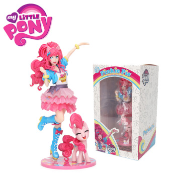 Exclusive 8-20cm My Little Pony Toys Pinkie Pie Bishoujo Statue PVC Action Figures Collectible Model Dolls Toys