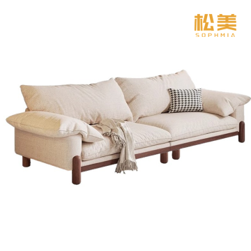Wabi Sabi Style Linen Modular Cloud Sofa