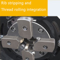 7.5KW Rebar Thread Rolling Machine Threading Machine Fully Automatic Peeling Straight Thread Stripping Equipment Building Tools