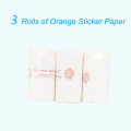 3 orange sticker