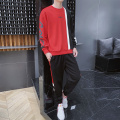 Plus Size Men's Sporting Suit Male Tracksuit Men Spring Autumn Casual Sportswear 2PC Sweatshirt+Pants Clothing Sets Jogging Sets