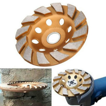 Diamond Segment Grinding Wheel Cup Disc Grinder Marble Concrete Granite Stone + Washer DIY Power Tool Ceramics Metalworking