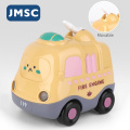 JMSC Voice Control Mini Model Police Cute Car Dump Truck Ambulance Cement Mixer Excavator Fire Engine Baby Toys for Boys Girls
