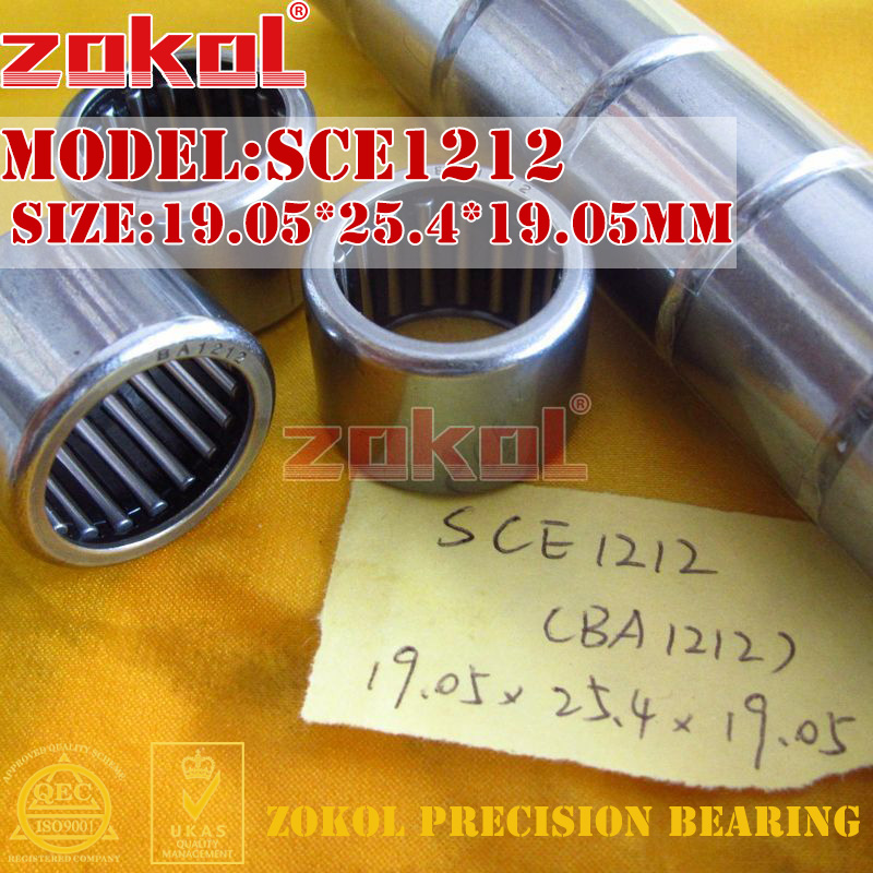 ZOKOL bearing SCE1210 SCE1212 BA1210 BA1212 Type punch stamping outer ring needle roller bearings 19.05*25.4*15.88/19.05mm