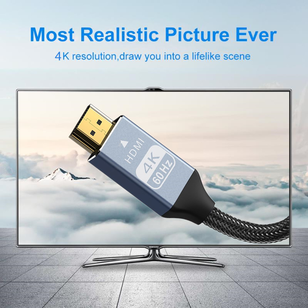 4K HDMI Cable HDMI 4K@60Hz HDMI Splitter Switch Extend Cable Dolby for PS4 HD TV Xiaomi Mi Box DTS Audio Video Cable HDMI 2.0