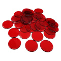 Small Plastic Learning Counters Disks Bingo Chip Counting Discs Markers for Math Practice and Poker Chips Game Tokens 100PCS