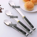 13.38in Kitchen Accessories Tongs Non-Stick BBQ Grilling Tong Salad Bread Serving Tong Barbecue Grilling Cooking Tong BBQ Tools