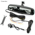 GreenYi Dual Lens 5" IPS Car Rearview Mirror Monitor DVR Digital Video Recorder 1080P with Original Bracket and Rear View Camera