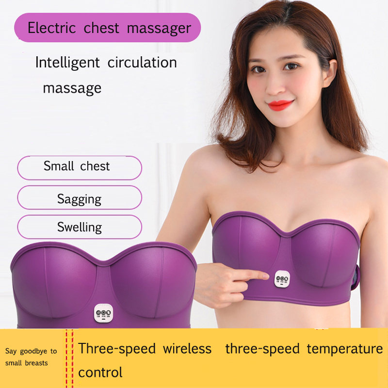 Multifunctional Electric Breast Massage Bra Vibration Massage Breast Enlargement Enhancement Breast Heating Stimulation Machine