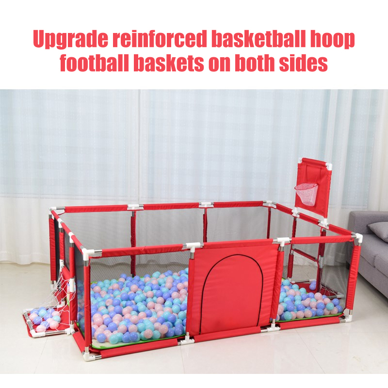IMBABY Baby Playpen Safety Barrier Children's Playpens Kids Fence Balloons Pit Pool Balls For Newborn Balls Playground Basketbal