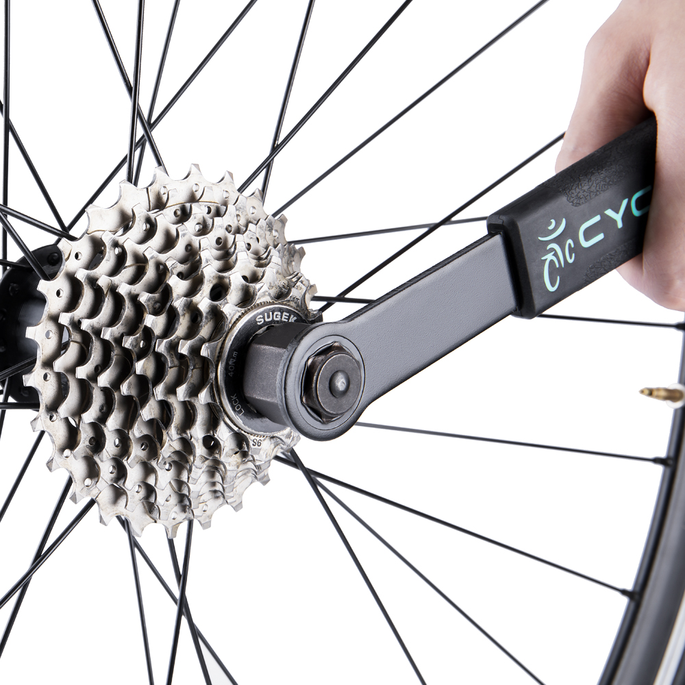 Bicycle Cassette Lockring Removal Tool Bike Repair Tools Handle Wrench Bicycle Maintenance Repair Home Mechanic Tools Freewheel