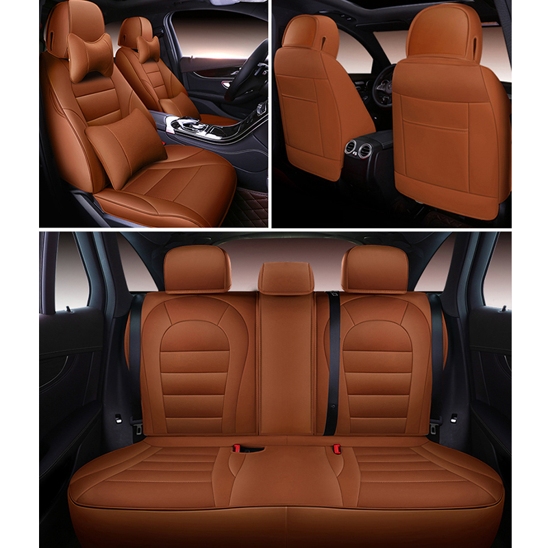 ZHOUSHENGLEE Custom Car Seat Covers for AUDI A4 A3 A6 Q3 Q5 Q7 A1 A5 A7 A8 TT R8 Automobiles Seat Covers car accessories