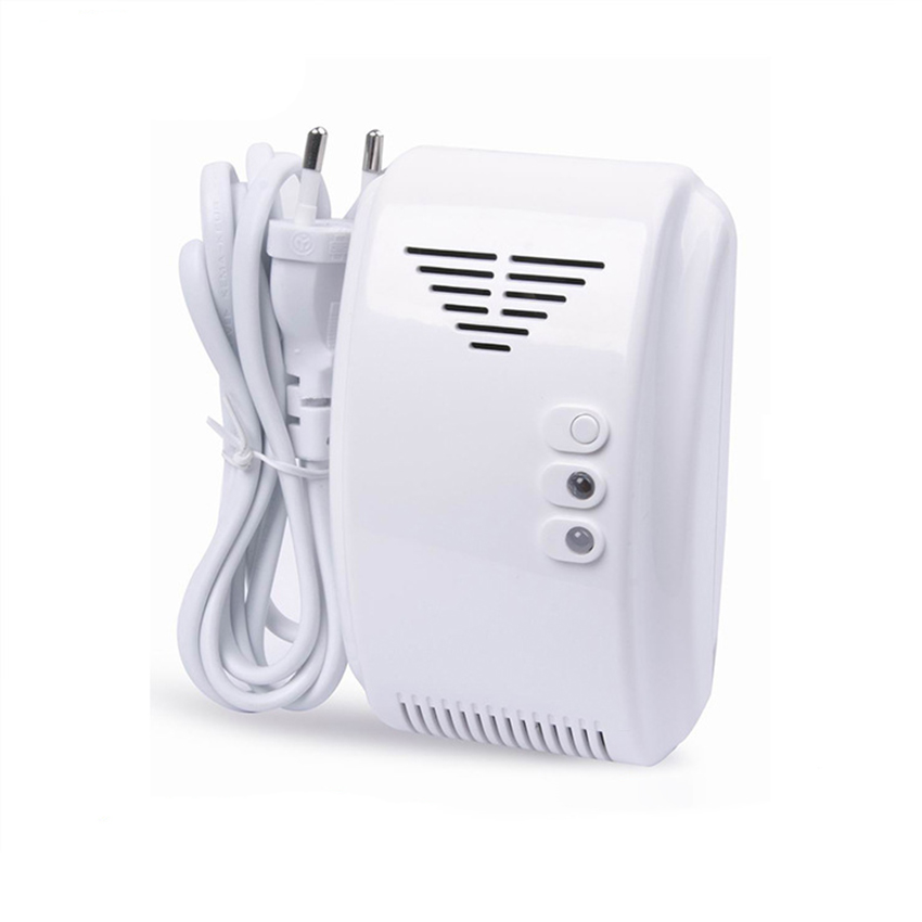 Plug In Natural Gas Detector Alarm, Gas Leak Alarm Sensor LPG LNG Coal Natural Gas Leak Detection Monitor for Home Security