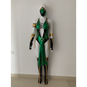 Video Game Morta Kombat X Cosplay Jade Costume Custom Made