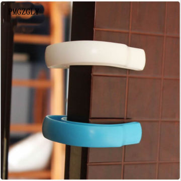 Hot Silicone Rubber Door Stopper Home Decor Finger Safety Protection Wedge Kid Baby Safe Doorways Gates Anti pinch hand