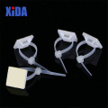 100Pcs Plastic Nylon Self Adhesive Cable Tie Mount Base Holder White 20 25 30 40mm Since the glue type positioning Free Shipping