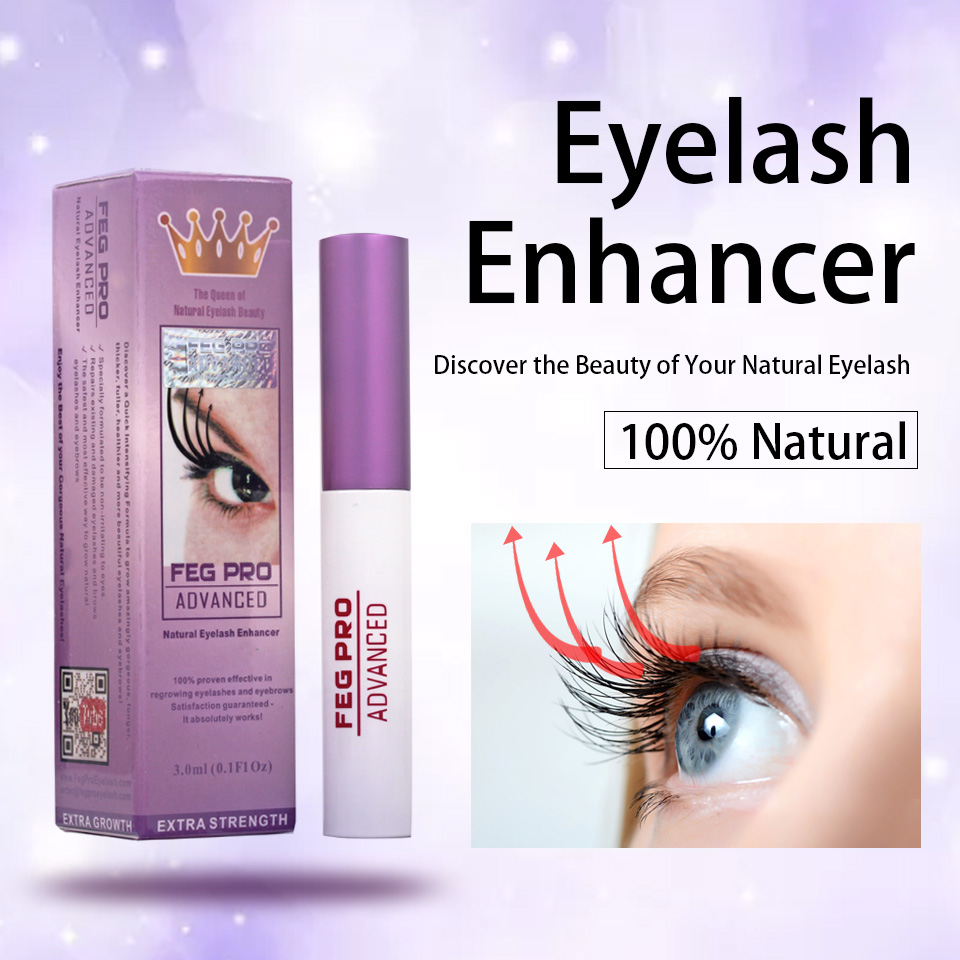 Feg Eyelash Enhancer Serum Eyelash Growth Treatment Natural Herbal Medicine Eye Lashes Extension Lengthening Mascara Makeup Tool