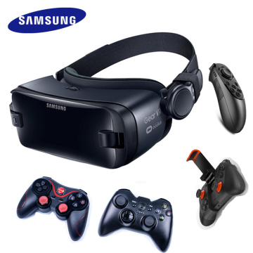 Gear VR 5.0 3D Glasses Samsung VR 3D Box For Samsung Galaxy S8 S8+ Note7 Note 5 S7 S9 Smartphones With Bluetooth Controller