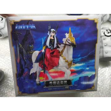 KAKA MODEL Saint seiya Hilda Ride White Horse Statue Cloth Myth saint Crstal saint Figure