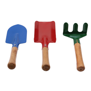3Pcs Outdoor Garden Tools Set Pretend Play Tool Toys Rake Shovel Playset Kids Beach Sandbox Toy For Kids Over 3 Years