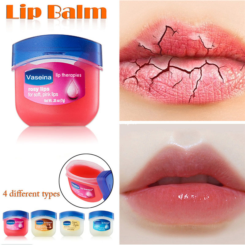 Lip Care Moisturizing Lip Gloss Natural Plant Anti-Cracking Organic with Pure Petroleum Jelly Lip Balm Gift Lip Brush