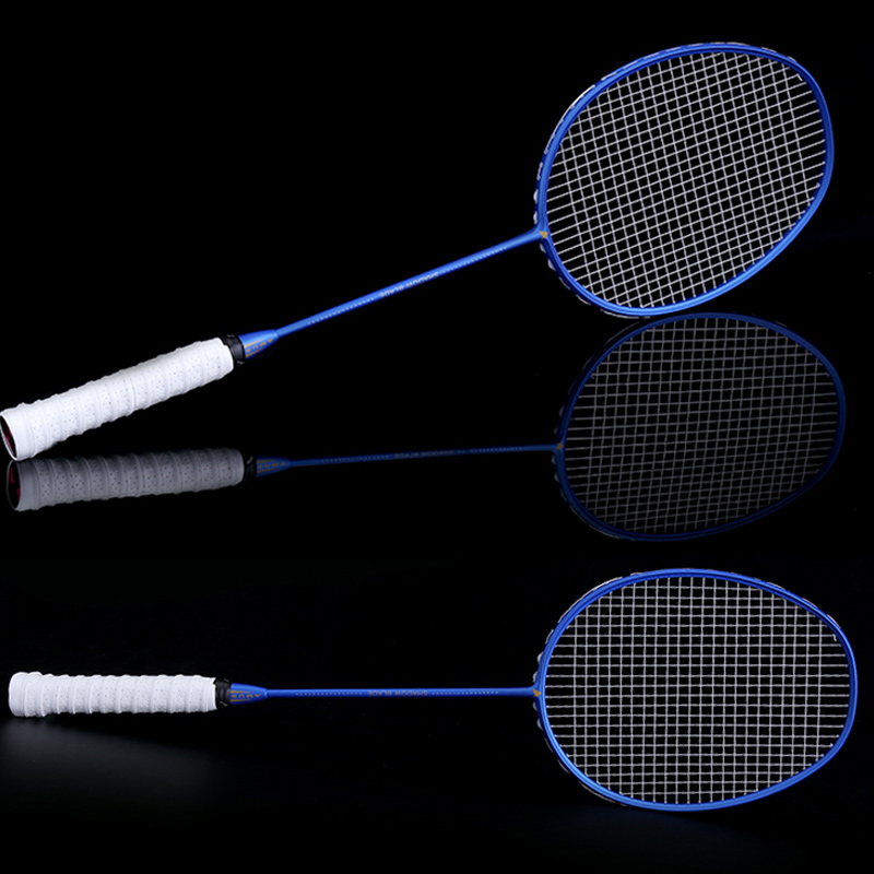 Graphite Single Badminton Racquet Professional Carbon Fiber Badminton Racket with Carrying Bag ASD88