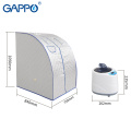 GAPPO Steam Sauna portable steam bath home steam sauna room infrared sauna box SPA with steam generator capacity 2L Weight loss