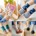 Kids Socks Toddler Baby Girls Boys Cute Soft Five Fingers Cartoon Animal Socks Hosiery Toe Socks Ankle Socks