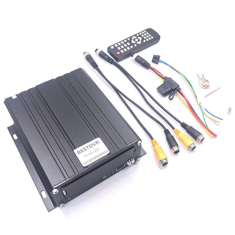 Ahd coaxial 8-way hard disk video recorder Black Box HD vehicle mounted mdvr bus / school bus / truck taxi h.265 monitoring host