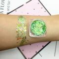 19 Colors Mermaid Sequins Gel Holographic Sequins Hair Body Face Glitter Gel Art Loose Sequins Shimmer Diamond Eye Shadow