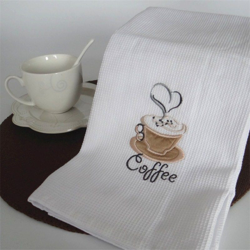 50*70cm Embroidered Table Napkin Cotton Rectangle Servetten Dessert Kitchen Towel Dish Towel Cleaning Cloth Tea Towel Set