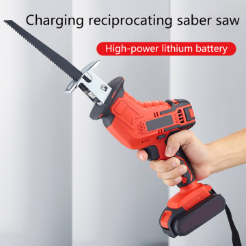 Cordless Reciprocating Saw Cutter 2400r/min 21V Portable Replacement Electric Saw Metal Wood Cutting Machine Tool Machine