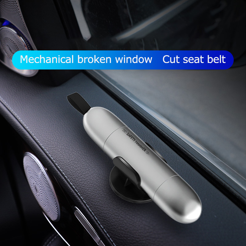 Protable Car Emergency Tool Safety Hammer Car Window Glass Breaker Auto Seat Belt Cutter Knife Mini Escape Hammer Life-Saving