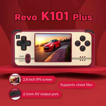 Open Source, retro game Revo K101 Plus retro handheld 64 bit video game player support TV connection