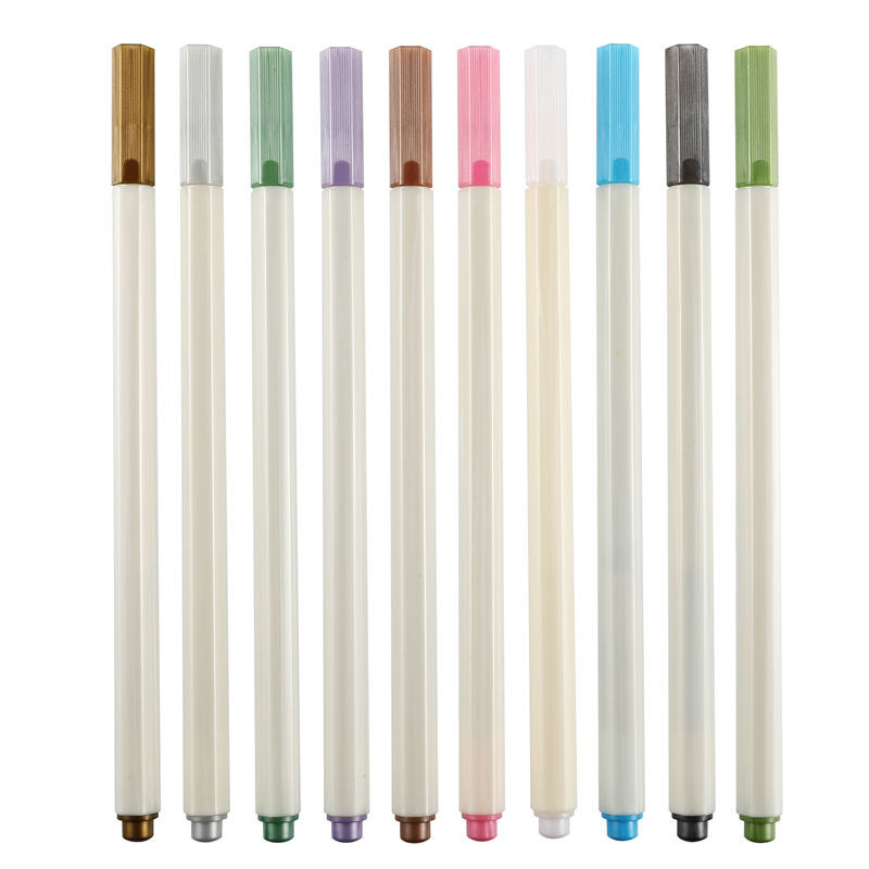 10 Multicolour STA Doodle Metallic School Art Supplies Markers Brush Pen Fineliner Permanent Marker Whiteboard Marker 04312