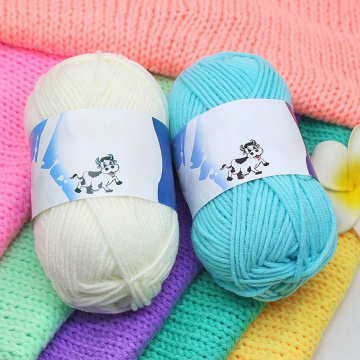 DIY Crochet Yarn Milk Cotton Wool Yarn For Knitting Hand Knit Yarn To Knit Blanket Toy Wool To Crochet Threads Soft
