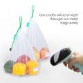 9pcs mesh product bags environmentally washable and perspective environmentally with toys, food and supermarket shopping storage