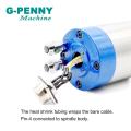 G-PENNY 1.5kw ER11 Water Cooling CNC Spindle Motor 80X200mm 7A 4 Bearings Water Cooling For CNC Milling Machine Wood Lathe