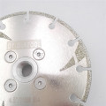 DT-DIATOOL Dia 105/115/125mm Electroplated Reinforced Diamond Cutting Disc Saw Blade M14 Thread Marble Granite Cut Grind Blade