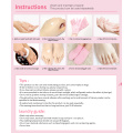 Rose Spa Natural Essential Oils Gel Gloves+Sock Cracked Skin Care Moisturizing Gel Treatment Reusable Washable Foot Hand Mask