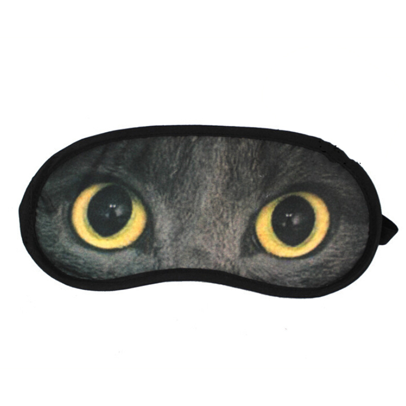 One Piece Portable Soft Elastic Cat Three-Dimensional Bindfold Travel Eyeshade Eye Cover Sleep Aid Eye Mask Care Tool