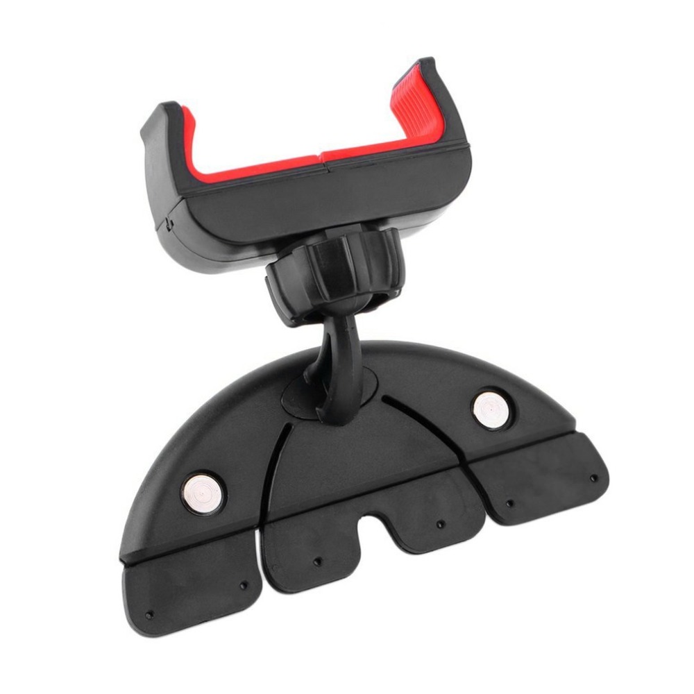 New Universal Adjustable CD Player Slot Smartphone Mobile Phone Car Mount Holder 360 Rotating Magnet Stand Bracket for GPS