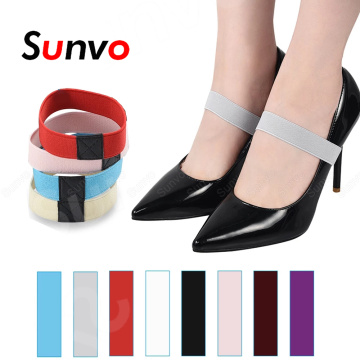 Sunvo Elastic Shoe Strap Band for Women High Heels Holding Loose No Tie Shoelaces Lazy Shoe Strings Laces Accessories Wholesale