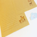 10Pcs/pack Chinese Simple style cute Deer series kraft Writing Paper Letter kawaii gift Office Stationery