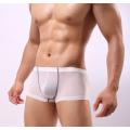 Mens Sexy Underwear Ice Silk Boxers Male Breathable Underpants Bulge Pouch Thin Boxer Solid Color Trunks Shorts Panties